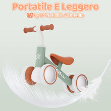 Carica l'immagine nel visualizzatore di Gallery, Bicicletta Senza Pedali per 1 Anni, Bici Equilibrio 4 Ruote