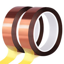 Carica l'immagine nel visualizzatore di Gallery, Nastro Kapton 2 Rotoli, 20 Mm X 25 M, Marrone, Per Sublimazione