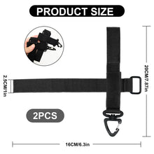 Carica l'immagine nel visualizzatore di Gallery, 2 Pezzi portaguanti cinturone, Nylon Guanto Supporto Clip per Guanti Gancio in Nylon, Porta Guanti Cinturone Fibbia, Fer