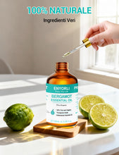 Carica l'immagine nel visualizzatore di Gallery, Olio Essenziale di Bergamotto 100ML Naturale per Capelli, Pelle, Diffusore, Aromaterapia e Fai da Te