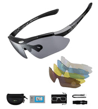 Carica l'immagine nel visualizzatore di Gallery, ROCKBROS Occhiali da Sole Ciclismo Polarizzati 5 in 1 Lenti