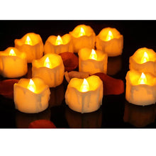 Carica l'immagine nel visualizzatore di Gallery, Jonami Candele LED Sfarfallio Senza Fiamma 12pcs Candela Elettrica a Batteria Luci Decorazione per Halloween Natale – Lu