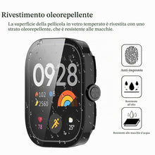 Carica l'immagine nel visualizzatore di Gallery, 4 Pezzi Custodia Compatibile per Xia omi Red mi Watch 5, [Con Vetro Temperato] 9H HD Anti-Graffio Custodia Protettiva Te