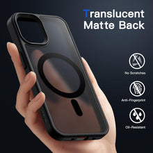 Carica l'immagine nel visualizzatore di Gallery, JETech Cover Magnetica Opaca per iPhone 12/12 Pro, Nero