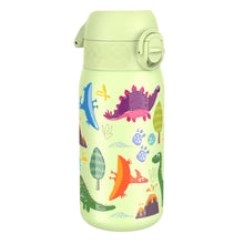 Carica l'immagine nel visualizzatore di Gallery, Ion8 Borraccia Acciaio per Bambini, 400ml, a Prova di Perdite, Facile da Aprire, Serratura Sicura, Lavabile in Lavastoviglie, Maniglia per il Trasporto, Facile Pulizia, Durevole, Design Dinosauri