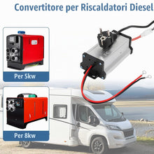 Carica l'immagine nel visualizzatore di Gallery, Trasformatore di tensione da 240 V a 12 V AC, Adattatore per riscaldamento ad aria diesel da 5 kW 8 kW, potenza in uscit