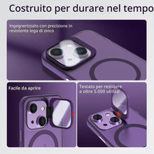 Carica l'immagine nel visualizzatore di Gallery, tigratigro Cover con Cavalletto,Compatibile con iPhone 15,Protezione Fotocamera H9 vetro temperato,Custodia Posteriore G
