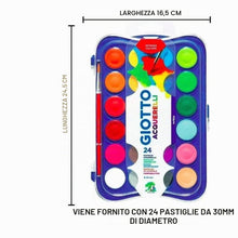 Carica l'immagine nel visualizzatore di Gallery, Giotto Box 24 Acquerelli Mini