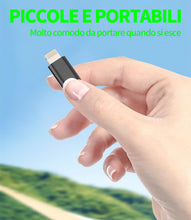 Carica l'immagine nel visualizzatore di Gallery, Adattatore usb c femmina a lightning maschio(3pack)per iPhone 14 pro max ricarica rapida connettore type-c cavo per Appl