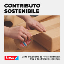 Carica l'immagine nel visualizzatore di Gallery, Tesa tesapack Nastro Adesivo di Carta STANDARD PAPER - 50m x 50mm, Marrone