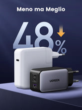 Carica l'immagine nel visualizzatore di Gallery, UGREEN Nexode 65W Caricatore USB C Ricarica Rapida Alimentatore (Nero)