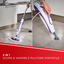 Carica l'immagine nel visualizzatore di Gallery, Polti Vaporetto SV440 Double, Scopa a Vapore 2 in 1 con Pulitore Portatile