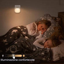 Carica l'immagine nel visualizzatore di Gallery, ANOPU Luce Notturna Bambini LED, 5 Dimming con 3 modalità (Calda/Fredda/Mista), Luce Notturna da Presa con Sensore di Mo