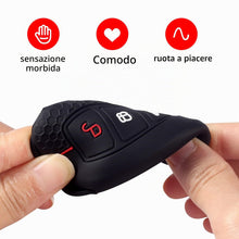 Carica l'immagine nel visualizzatore di Gallery, Yosemy 2 Custodie in Silicone per Chiave dell'Automobile Compatibili con Ford a 3 Tasti (Solo Keyless Go) – Custodia in 