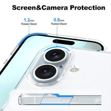 Carica l'immagine nel visualizzatore di Gallery, Captor Cover iPhone 16, Custodia Trasparente in Silicone Morbido, Protezione Fotocamera, Anti-Ingiallimento, Flessibile 