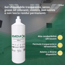 Carica l'immagine nel visualizzatore di Gallery, REMEDIA ONE Gel Ecografia e Ultrasuoni Professionale, Trasparente, 1 L