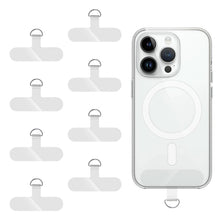 Carica l'immagine nel visualizzatore di Gallery, Toppa per Cordino Cellulare Universal,8pcs Linguetta Telefonolinguetta Di Fissaggio Per Cordino Catena Per Cellulare, Ad
