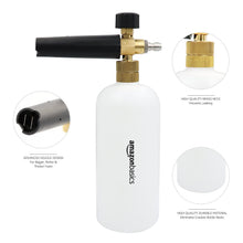 Carica l'immagine nel visualizzatore di Gallery, Amazon Basics, Lancia schiuma con connettore rapido da 1/4" per idropulitrice, 1 litro