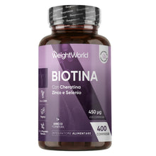 Carica l'immagine nel visualizzatore di Gallery, Biotina Capelli 450μg, Cheratina, Zinco, 400 Microcompresse, per 13+ Mesi