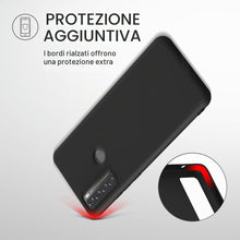 Carica l'immagine nel visualizzatore di Gallery, kwmobile Custodia Compatibile con TCL 20 SE Cover - Back Case per Smartphone in Silicone TPU - Protezione Gommata - nero