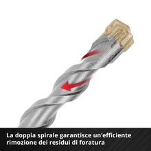 Carica l'immagine nel visualizzatore di Gallery, Einhell 5 pezzi set di punte SDS Plus 4-Cut, 110/160 mm, Ø 5–10 mm