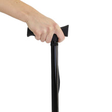 Carica l'immagine nel visualizzatore di Gallery, PEPE Mobility Bastone Tre Piedi per Anziani Regolabile, Tripode, Nero