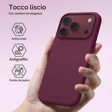 Carica l'immagine nel visualizzatore di Gallery, ACRONIX Cover Silicone per iPhone 18 Pro/17 Pro Sottile,Borgogna