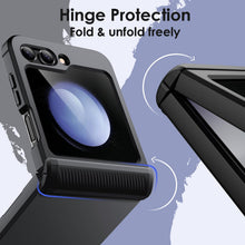 Carica l'immagine nel visualizzatore di Gallery, JETech Cover per Samsung Galaxy Z Flip 5, Protezione Cerniera, Nero