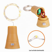 Carica l'immagine nel visualizzatore di Gallery, Solare Luci Stringa per Bottiglia di Vino, ALED LIGHT 10 Pack Bianco Caldo Luci Solari Lights LED Lampade Filo di Rame C