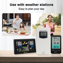 Carica l'immagine nel visualizzatore di Gallery, KETOTEK Trasmettitore Wireless per Esterni Stazione meteorologica sensore di Temperatura