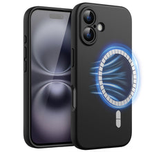 Carica l'immagine nel visualizzatore di Gallery, JETech Cover Magnetica Silicone per iPhone 16, Nero