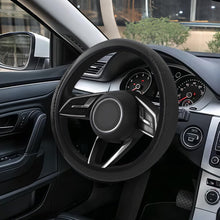 Carica l'immagine nel visualizzatore di Gallery, flintronic Coprivolante Auto, Coprivolante Auto in PVC Pelle, Traspirante e Antiscivolo, Universale 36-38 cm, Accessori 