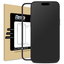 Carica l'immagine nel visualizzatore di Gallery, Mothca Vetro Temperato Opaco per iPhone 16/15, Pellicola Protettiva con Incisione Nanostrutturata, Anti-Impronte e Antir