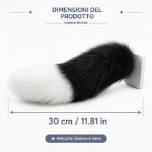 Carica l'immagine nel visualizzatore di Gallery, 1 Pezzi Coda Elettrica per Auto con Telecomando, Coda Pelosa per Auto, Con Suono attivato e Oscillazione a 3 Velocità, C