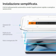 Carica l'immagine nel visualizzatore di Gallery, Spigen EZ Fit Vetro Temperato [2 Pezzi] per Samsung Galaxy S24 Ultra