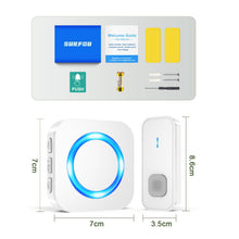 Carica l'immagine nel visualizzatore di Gallery, SURFOU Campanello Senza Fili Impermeabile per Esterni, Campanello Rumoroso Wireless a Lunga Distanza di 400 m per la Cas