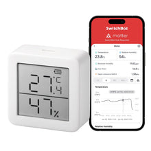 Carica l'immagine nel visualizzatore di Gallery, SwitchBot Termometro igrometro interno, igrometro digitale Bluetooth, termoigrometro con app, punto di rugiada/VPD/senso