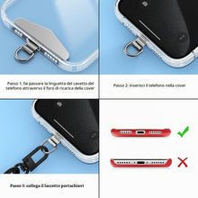 Carica l'immagine nel visualizzatore di Gallery, flintronic Toppa per Cordino Cellulare, Cordino per Telefono Patch, 2 Cordino per Cellulare Patch, Toppe di Ricambio per