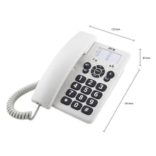 Carica l'immagine nel visualizzatore di Gallery, SPC ORIGINAL - Telefono fisso tavolo/parete, tasti grandi, Bianco