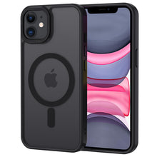 Carica l'immagine nel visualizzatore di Gallery, XTCASE Cover Magnetica per iPhone 11 Traslucida Opaca, Nero