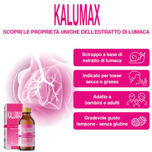 Carica l'immagine nel visualizzatore di Gallery, Kalumax Sciroppo Tosse Adulti e Bambini 125 ml Fluidificante Mucolitico per Tosse Secca e Grassa, Catarro e Mal di Gola 