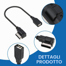 Carica l'immagine nel visualizzatore di Gallery, AMI MDI - Cavo adattatore per Audi A1 A2 A3 A4 A5 A6 S6 A8 S8 R8 Q3 Q5 Q7, AMI MDI cavo di collegamento per sistemi di i