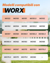Carica l'immagine nel visualizzatore di Gallery, Eventronic Confezione da 15 Bobina Decespugliatore Compatibile con Worx