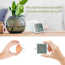 Carica l'immagine nel visualizzatore di Gallery, NOKLEAD Igrometro Termometro per Interni, Temperatura Umidità