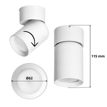 Carica l'immagine nel visualizzatore di Gallery, Lampada da Parete per Interni Lampada da Soffitto adatta alla lampadina GU10 max.12W (non inclusa) IP20 Ideale per casa 