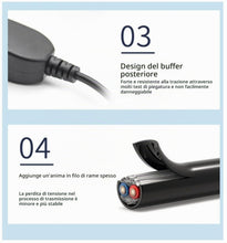 Carica l'immagine nel visualizzatore di Gallery, Sostitutivo USB Cavo 5V con Velocità e Direzione Regolabili per Trapano per Unghie | 150cm | DC 5,5 * 2,1mm | Indicatore