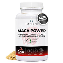 Carica l'immagine nel visualizzatore di Gallery, Bandini® MACA POWER 240 Capsule, Maca Peruviana, Complesso ad Alto Dosaggio