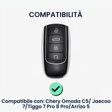 Carica l'immagine nel visualizzatore di Gallery, kwmobile Custodia Coprichiave Compatibile con Chery OmodaC5 /Jaecoo7/ Tiggo 7Pro 8Pro / Arrizo5 Cover - Copri Telecomand