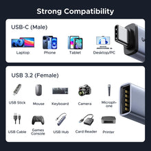 Carica l'immagine nel visualizzatore di Gallery, UGREEN Adattatore USB C a USB A 3.2 10Gbs 4 Pezzi Convertitore OTG Type C
