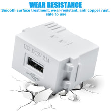 Carica l'immagine nel visualizzatore di Gallery, 3 pezzi modulo di alimentazione USB: presa di ricarica USB da 2,1 A, adattatore di commutazione, presa da 220 V su trasf